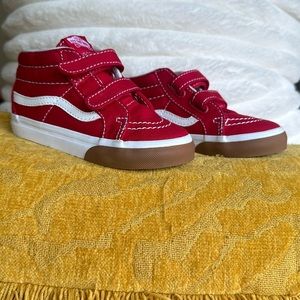 Red Toddler Girls Vans